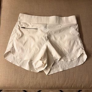 White Athleta shorts